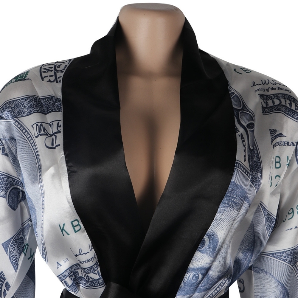 Satin Money Robe - Picture 2 of 3